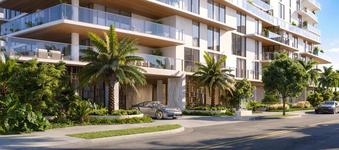 Exterior, Facade, Condo Building