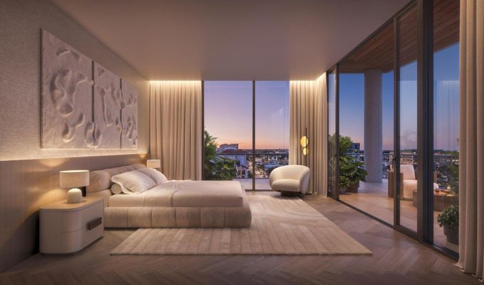 Bedroom, Interior, Water, Wood Texture Flooring