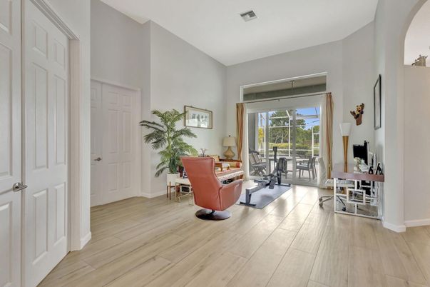 Home Office, Interior, Wood Texture Flooring