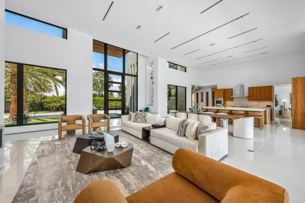 Dining room, Interior, Kitchen, Living room, Recessed Lighting