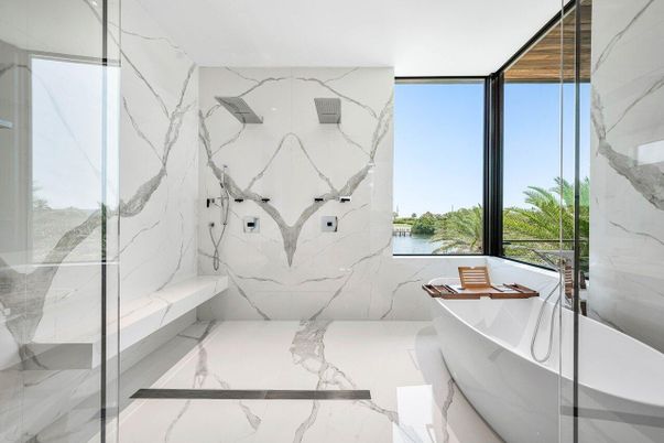 Bathroom, Interior, Marble, Marble Walls