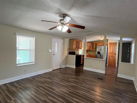 Empty room, Interior, Kitchen, Wood Texture Flooring
