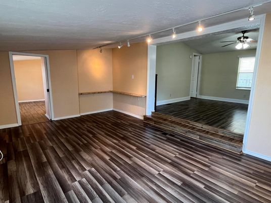 Empty room, Interior, Wood Texture Flooring