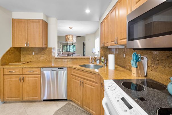 Interior, Kitchen, Recessed Lighting, Stainless Steel Appliances