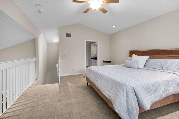 Bedroom, Interior, Recessed Lighting