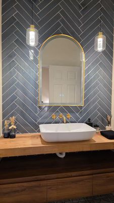Bathroom, Interior, Pendant Lights