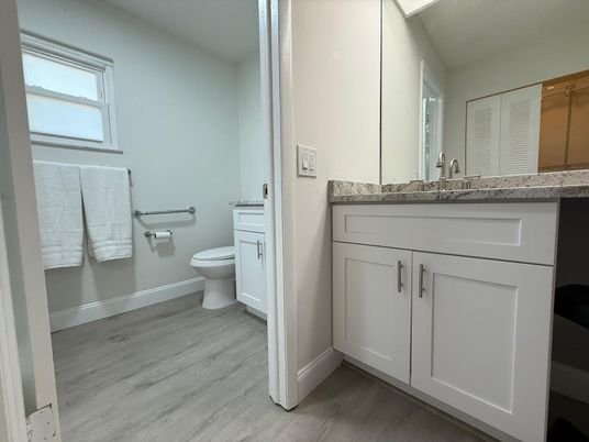 Bathroom, Interior, Wood Texture Flooring