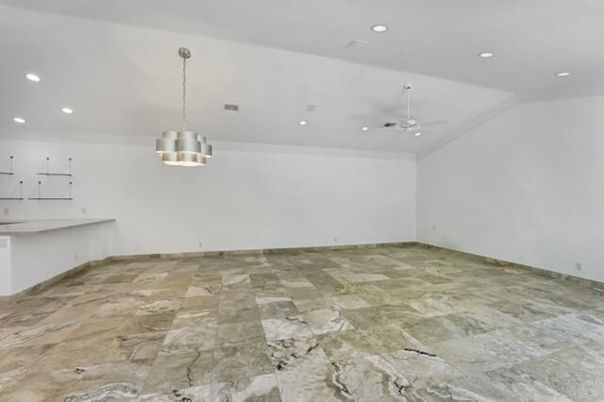 Empty room, Interior, Pendant Lights, Recessed Lighting