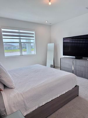 Bedroom, Interior, Recessed Lighting