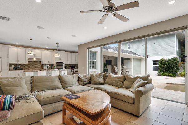 Interior, Kitchen, Living room, Pendant Lights, Recessed Lighting
