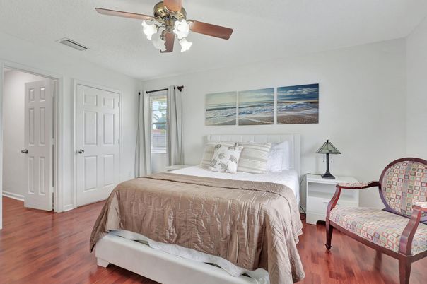 Bedroom, Interior, Wood Texture Flooring
