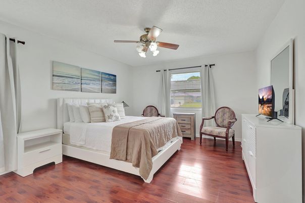 Bedroom, Interior, Wood Texture Flooring