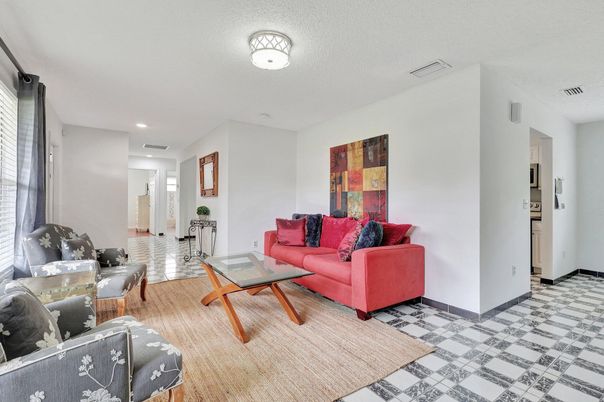 Interior, Living room, Recessed Lighting