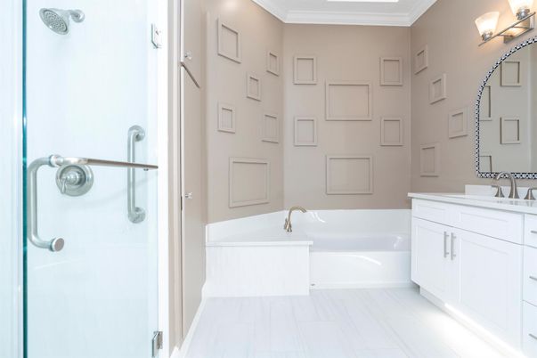 Bathroom, Glass Shower, Interior