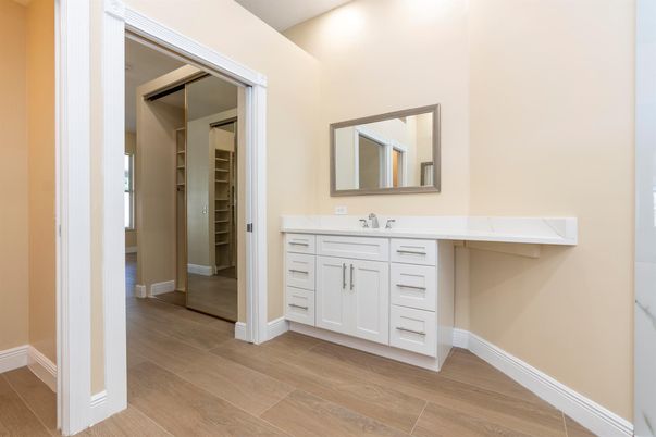 Bathroom, Interior, Walk-in Closets, Wood Texture Flooring