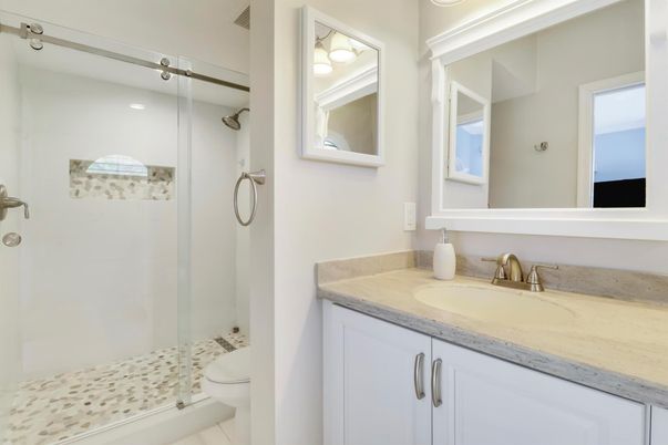 Bathroom, Glass Shower, Interior