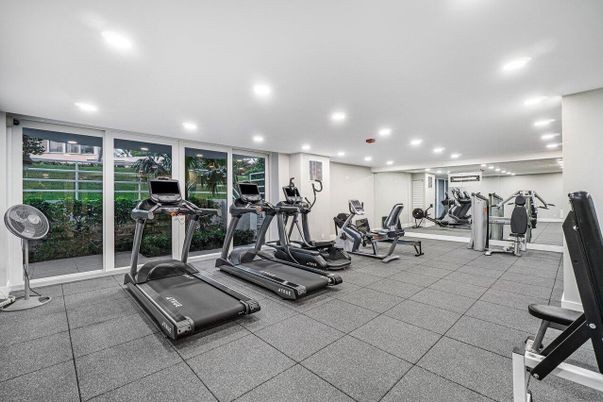 Fitness Equipment, Gym, Interior, Recessed Lighting