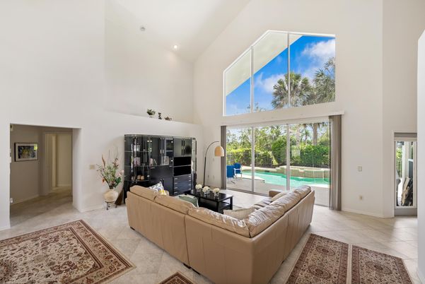 Interior, Living room, Recessed Lighting