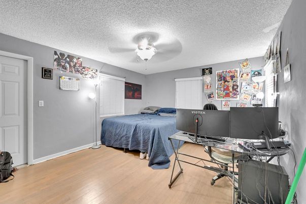 Bedroom, Home Office, Interior, Wood Texture Flooring