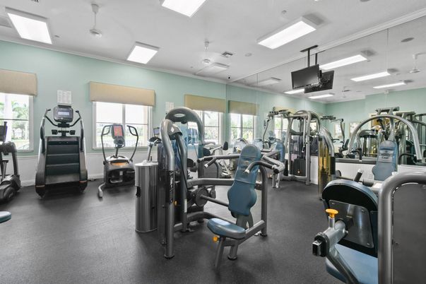 Fitness Equipment, Gym, Interior, Recessed Lighting