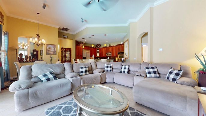 Chandelier, Dining room, Interior, Kitchen, Living room, Pendant Lights, Recessed Lighting