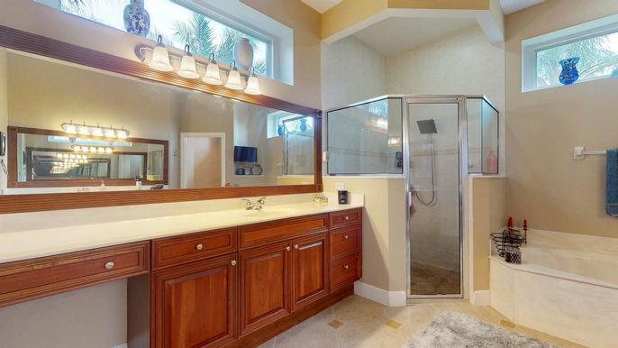 Bathroom, Glass Shower, Interior