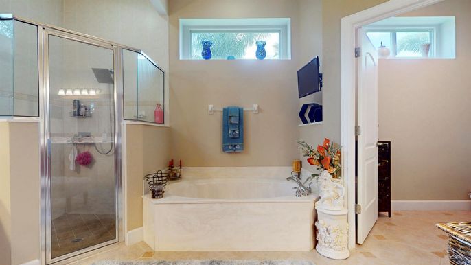 Bathroom, Glass Shower, Interior