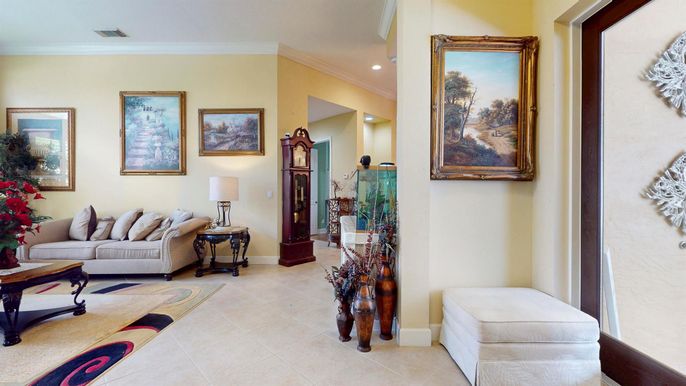 Interior, Living room, Recessed Lighting