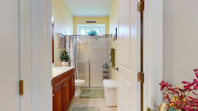 Bathroom, Glass Shower, Interior