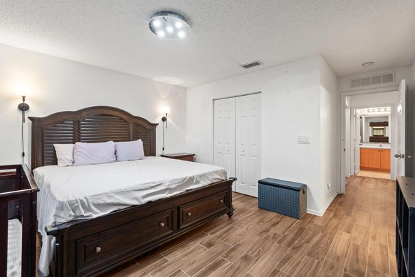 Bedroom, Interior, Wood Texture Flooring