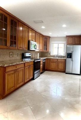 Interior, Kitchen, Recessed Lighting, Stainless Steel Appliances