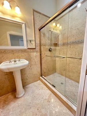 Bathroom, Glass Shower, Interior