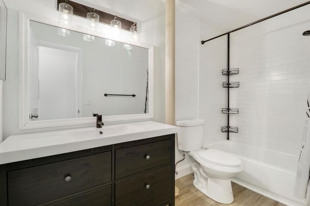 Bathroom, Interior, Wood Texture Flooring