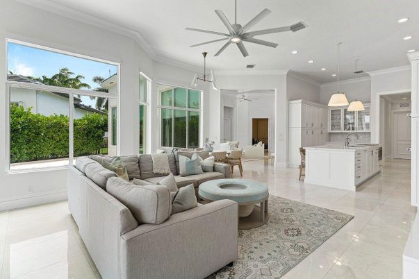 Interior, Kitchen, Living room, Pendant Lights, Recessed Lighting