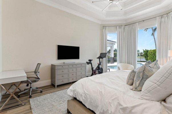 Bedroom, Fitness Equipment, Home Office, Interior, Wood Texture Flooring