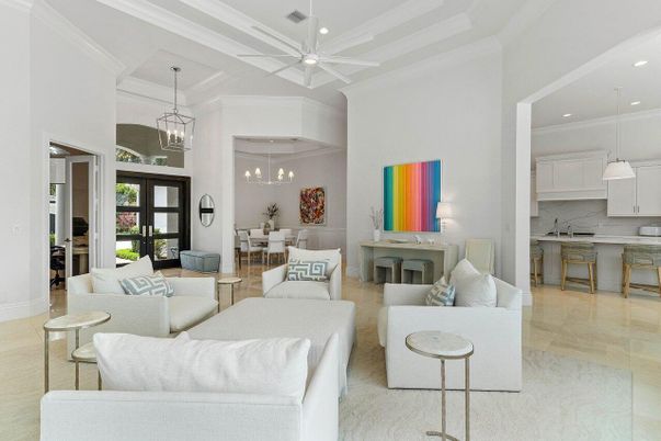 Dining room, Interior, Kitchen, Living room, Pendant Lights, Recessed Lighting