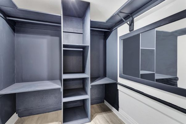 Interior, Walk-in Closets, Wood Texture Flooring