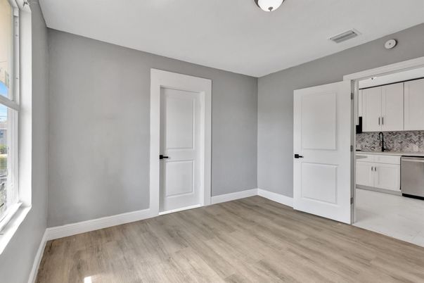 Empty room, Interior, Kitchen, Wood Texture Flooring