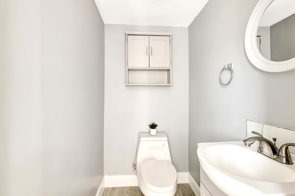 Bathroom, Interior, Wood Texture Flooring