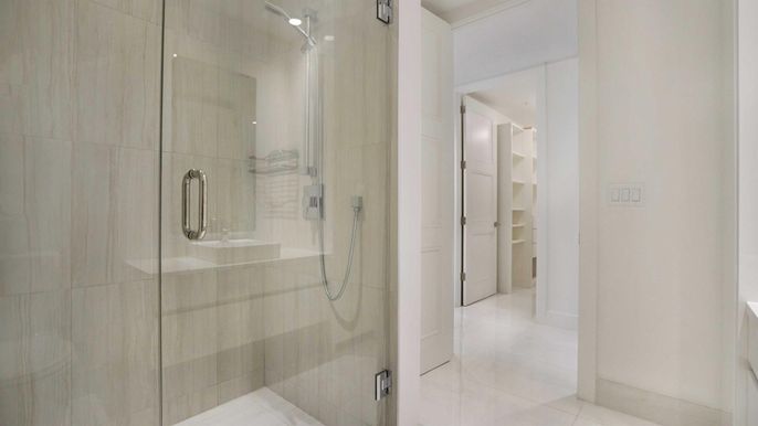 Bathroom, Glass Shower, Interior
