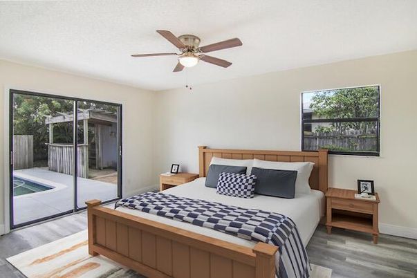 Bedroom, Interior, Wood Texture Flooring