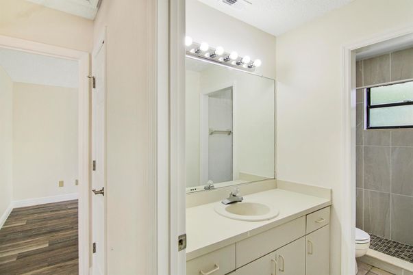 Bathroom, Interior, Wood Texture Flooring