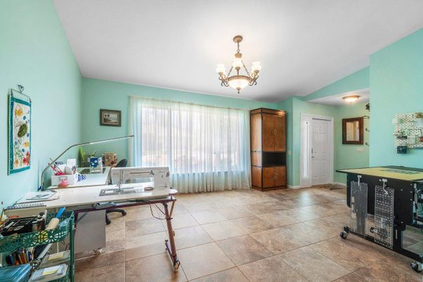 Chandelier, Home Office, Interior