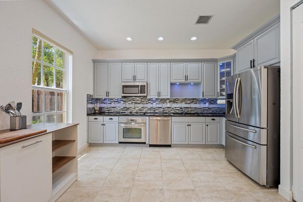 Interior, Kitchen, Recessed Lighting, Stainless Steel Appliances