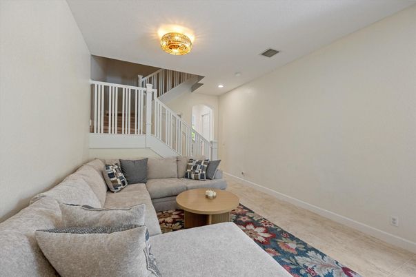 Interior, Living room, Recessed Lighting