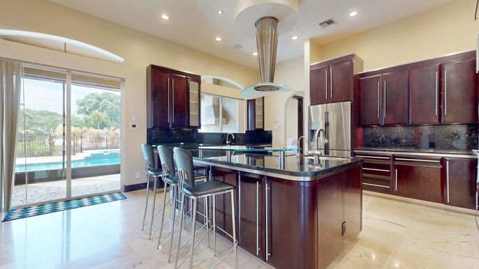 Interior, Kitchen, Recessed Lighting, Stainless Steel Appliances