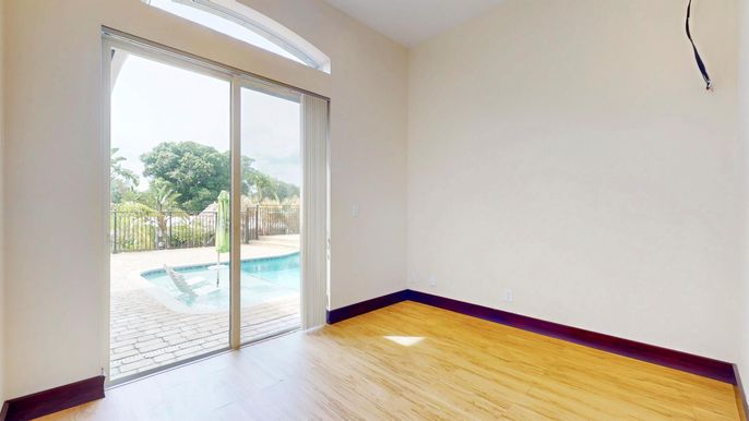 Empty room, Interior, Wood Texture Flooring