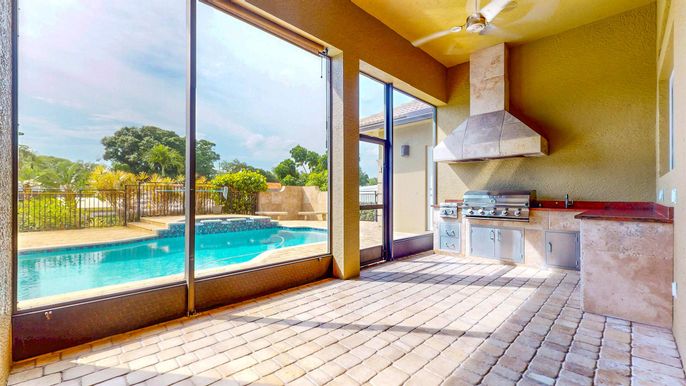 Interior, Pool, Stainless Steel Appliances, Sun Room