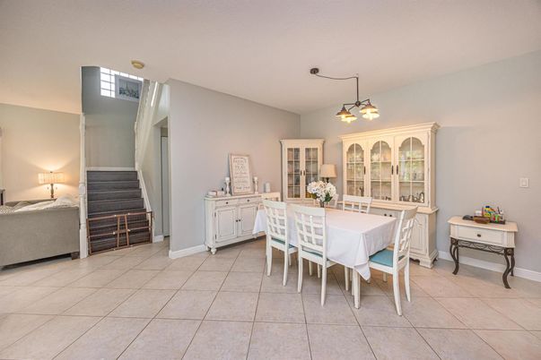 Dining room, Interior, Pendant Lights