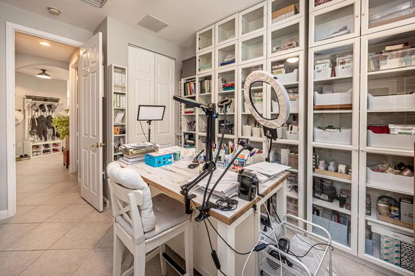 Home Office, Interior, Recessed Lighting